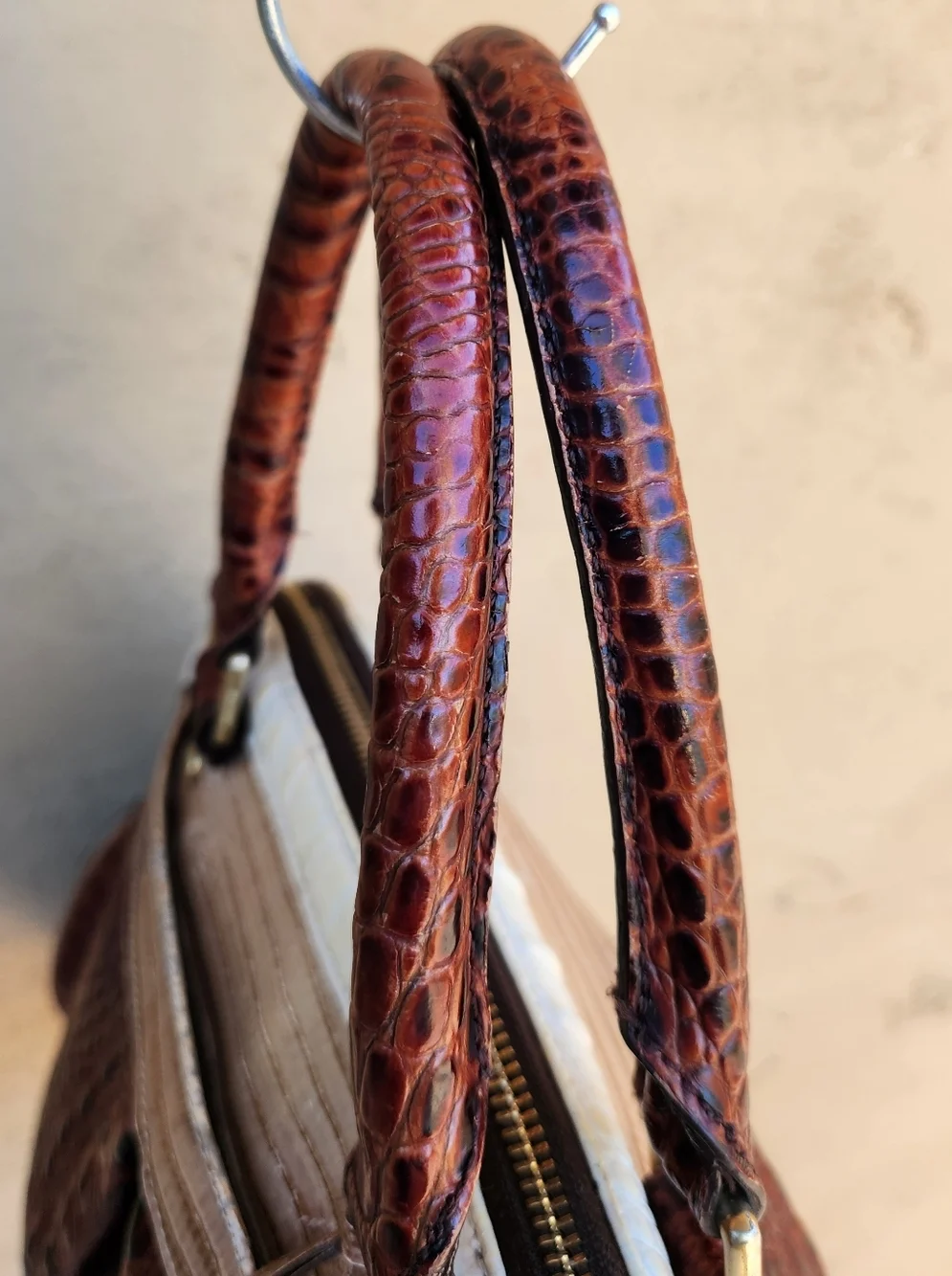 Brahmin Louise Rose Melbourne Satchel - Dillard's ANNIVERSARY EDITION - Picture 8 of 16